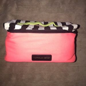 Brand new VS panties and bra travel case